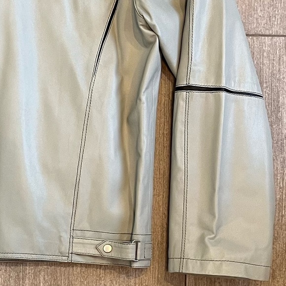 Bod & Christensen XXXL/3XL Grey Leather Burnish Jacket - Picture 10 of 16